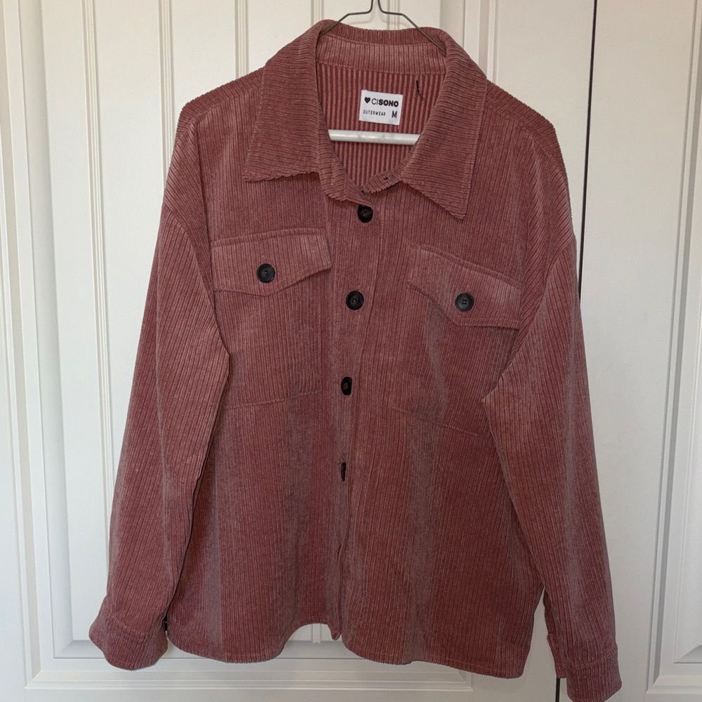 Women’s  Pink Corduroy Jacket